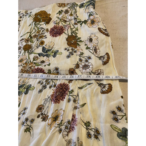 Davi & Dani Midi Skirt Womens Medium Sexy High Slit Flowing Cottage Core Skirt - Picture 14 of 16